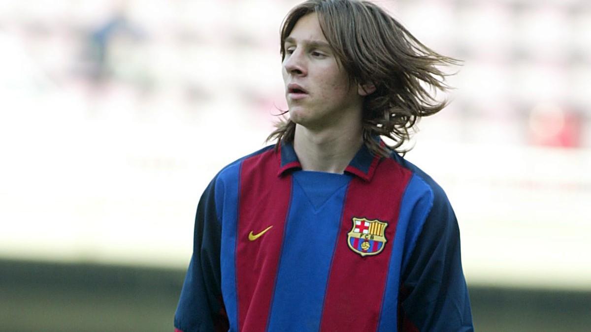 Leo Messi creció en la cantera del Barça des del 2000 hasta el 2005
