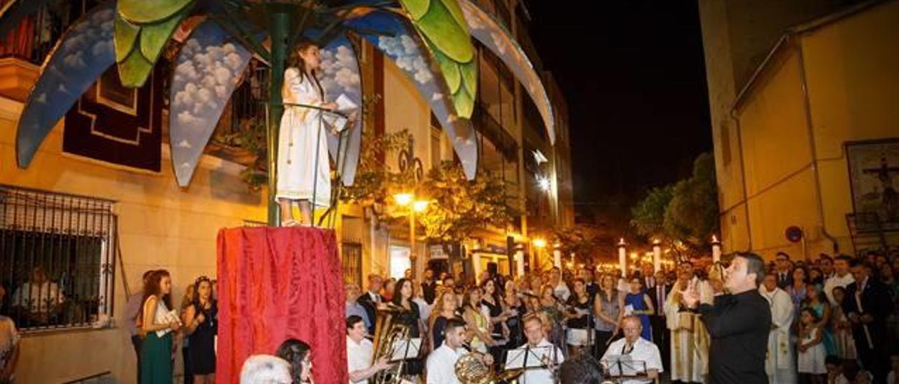 Canto de la Carxofa de Aldaia, en la edición de 2016.