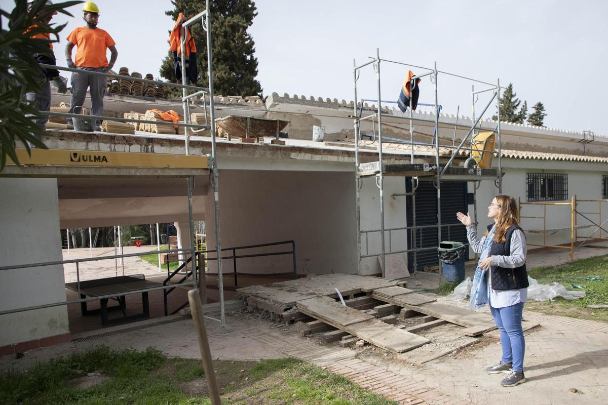 Complejo de ocio de los campamentos de Cerro Muriano.