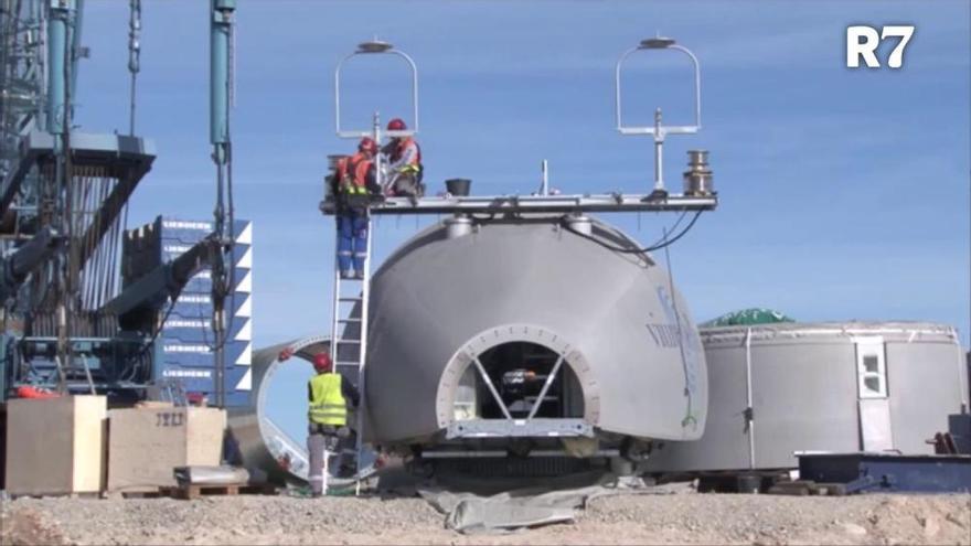 L'aerogenerador de Pujalt finançat per ciutadans pren forma