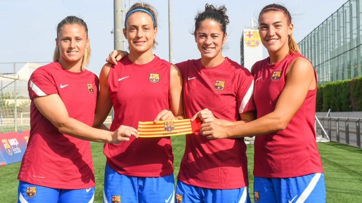 Las cuatro capitanas del FC Barcelona para la temporada 2021-22