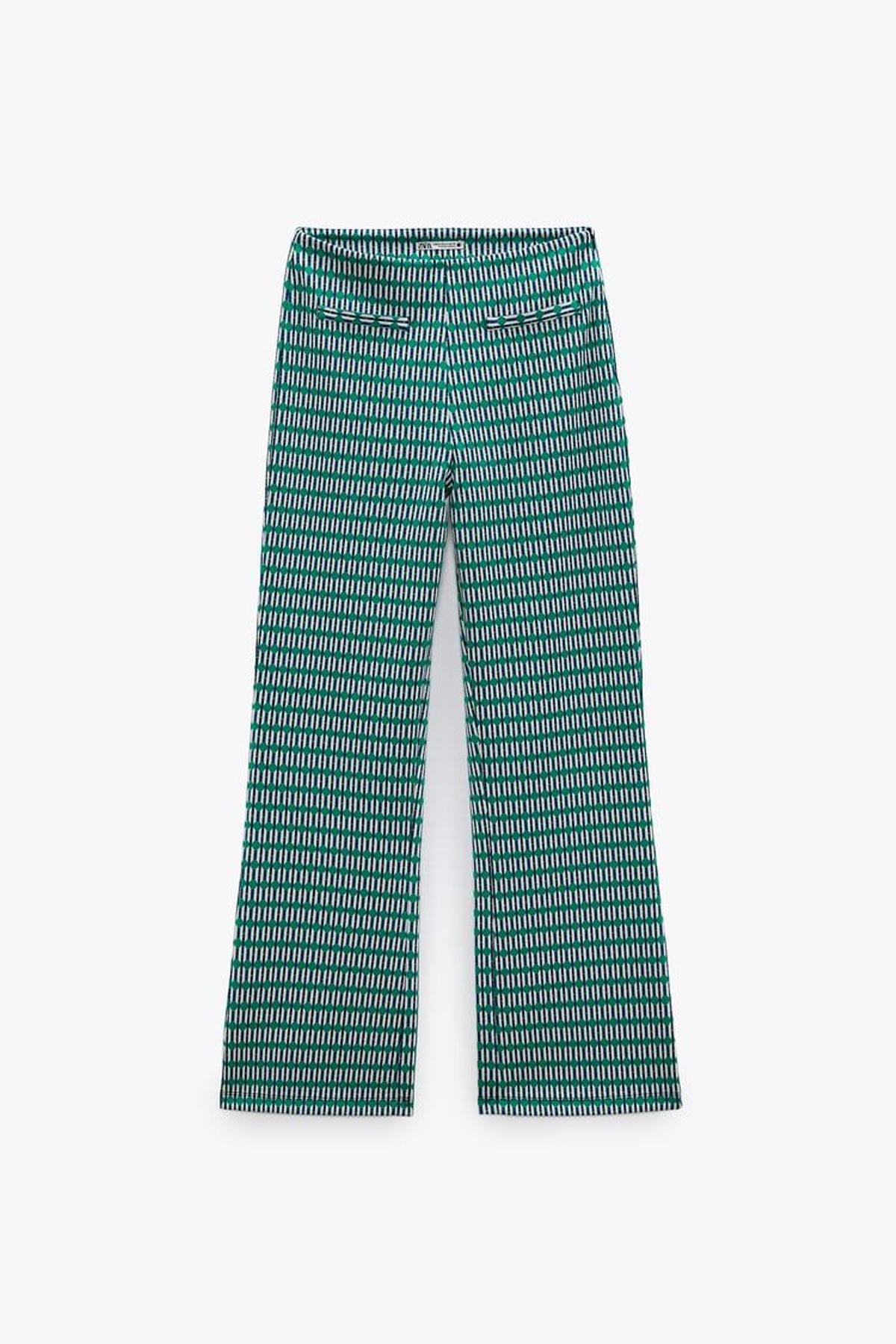 Pantalón con tejido jacquard