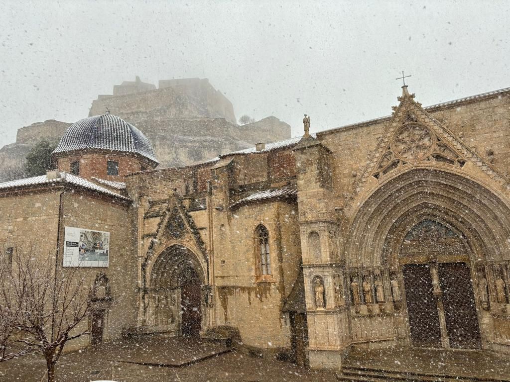 Las imágenes del temporal de nieve, granizo y lluvia en Castellón