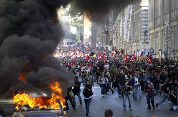 Las imágenes de la protesta global del 15-O