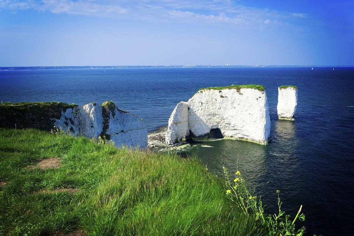 Vista de Old Harry Rocks