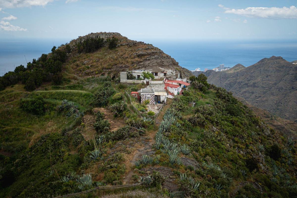 Caserío de La Fortaleza, en Anaga