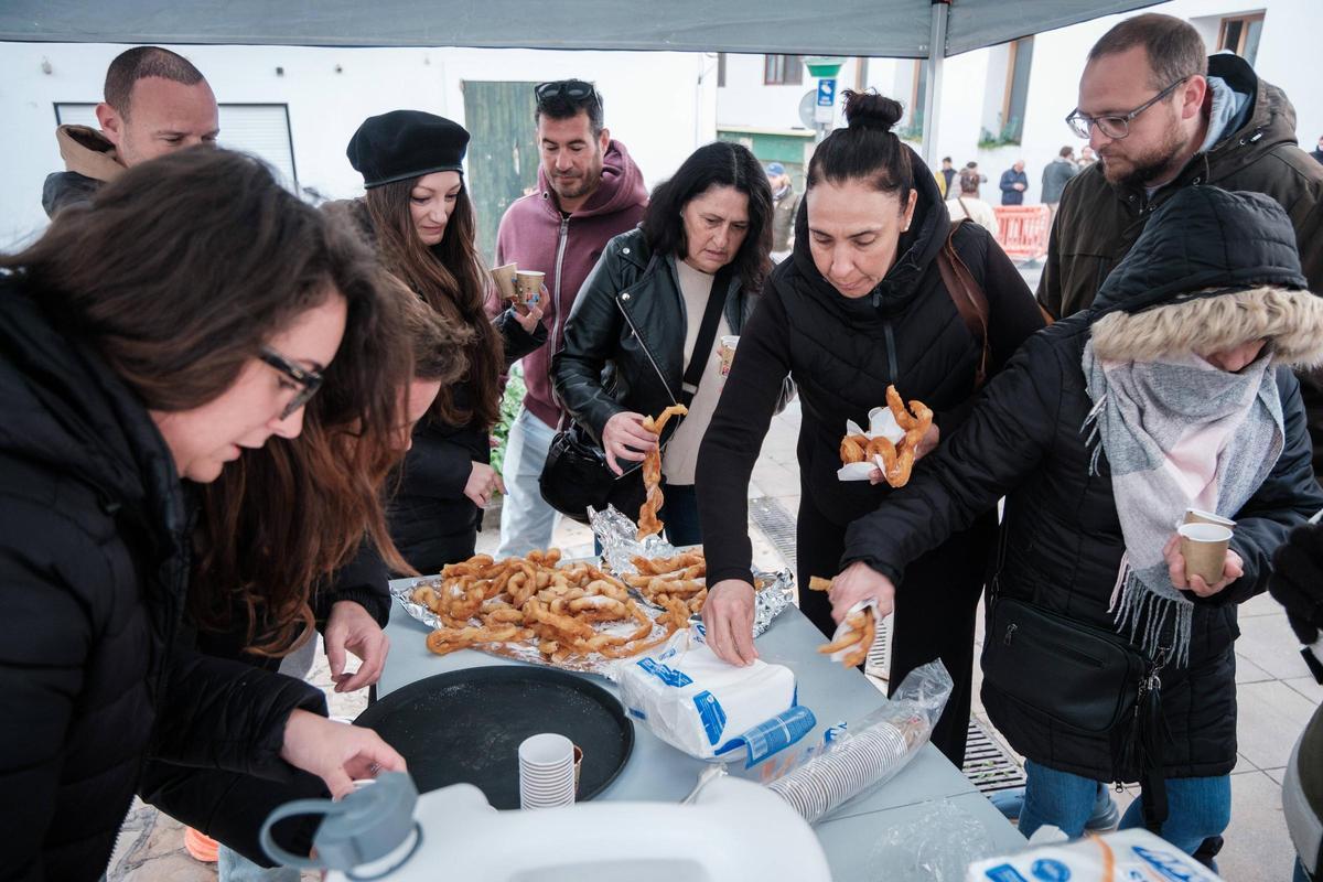 Las imágenes de la inscripción para el concurso del arroz de matanzas en Sant Antoni