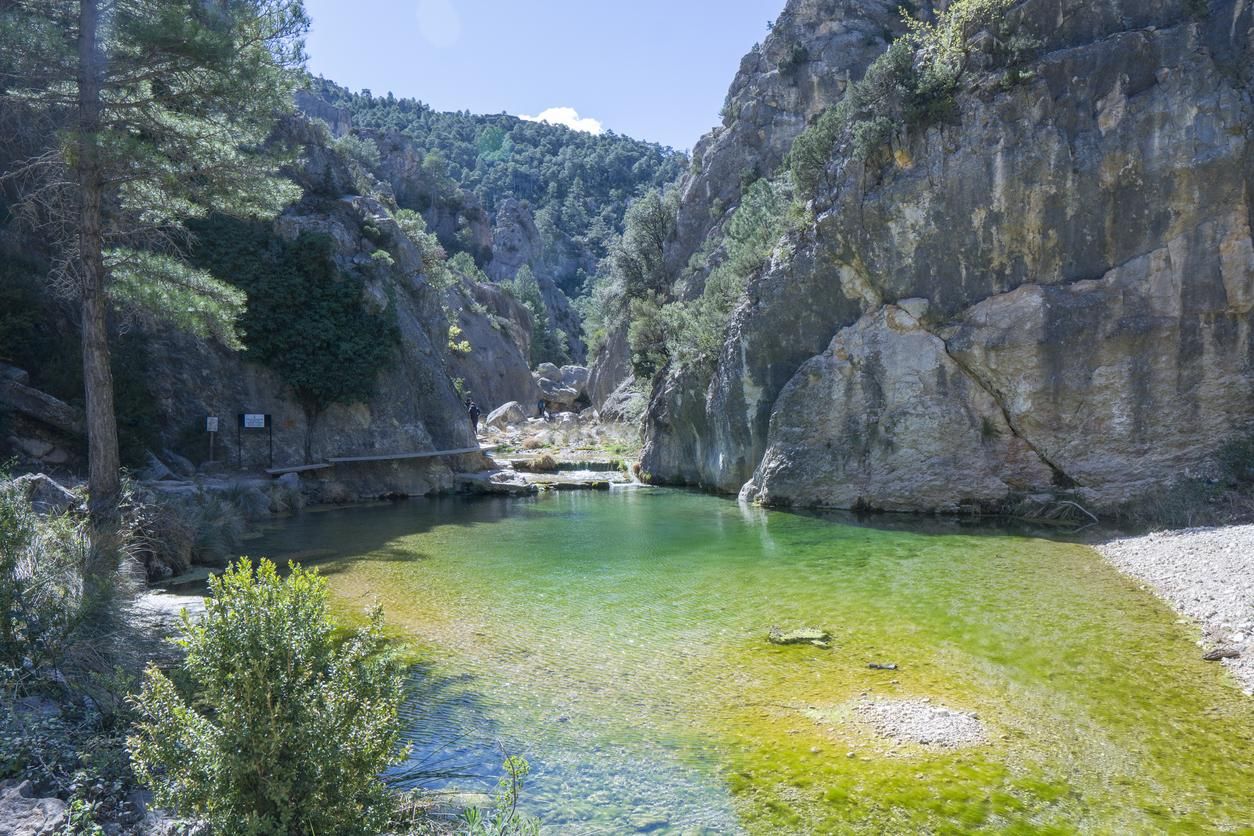 Pozas en el Parrizal de Beceite, Teruel.