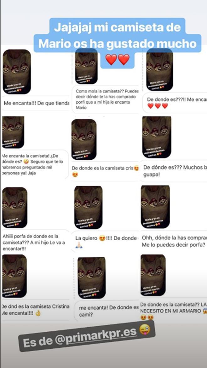 Cristina Pedroche responde a una de las consultas de sus fans en Instagram