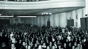 Concurso en busca de la Shirley Temple española, inspirado en la estrella infantil estadounidense, el 19 dabril de 1936 en el cine Capitol.