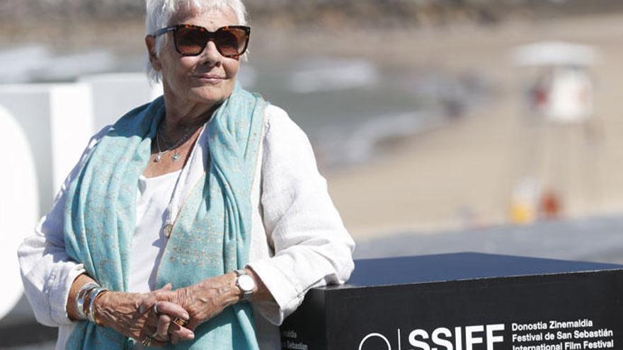 Judi Dench en el Festival de San Sebastián