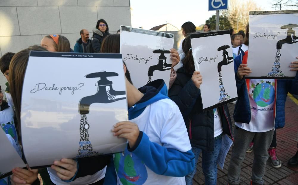 Patrulla de medio ambiente de escolares de Oleiros