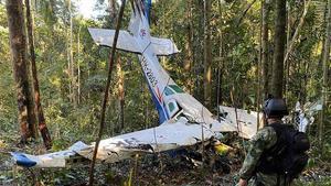 Imagenes del rescate de los menores hallados en la selva tras 40 días perdidos