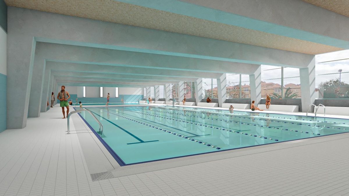 The indoor pool in Candelaria, fully funded for its construction