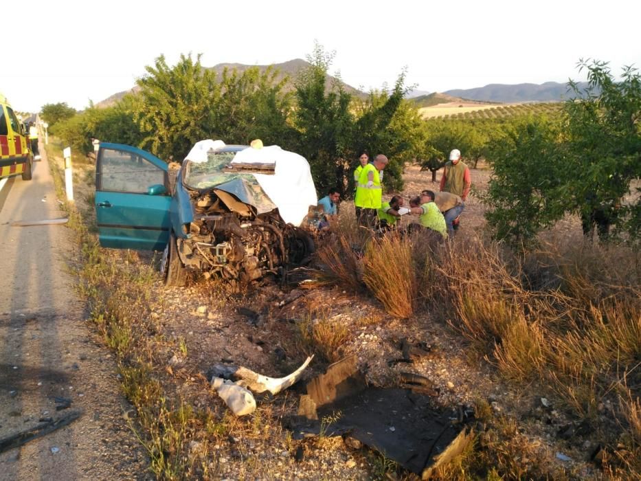 Accidente mortal en Caravaca de la Cruz