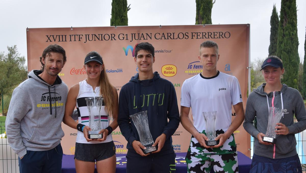 Carlos Alcaraz, ganador del ITF Junior en 2019