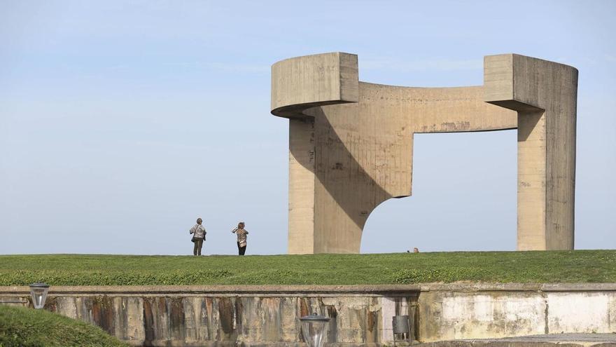 ¿Cómo avanza la recuperación del Elogio del Horizonte? Estos son los plazos para el arreglo de uno de los grandes iconos de Gijón