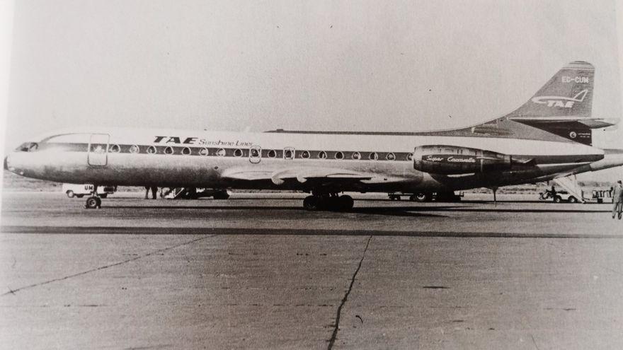 Avion Super Caravelle de la compañía aérea TAE