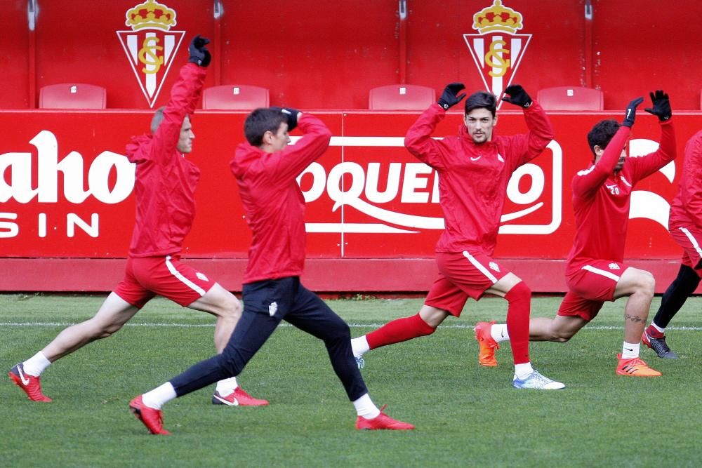 Entrenamiento del Sporting