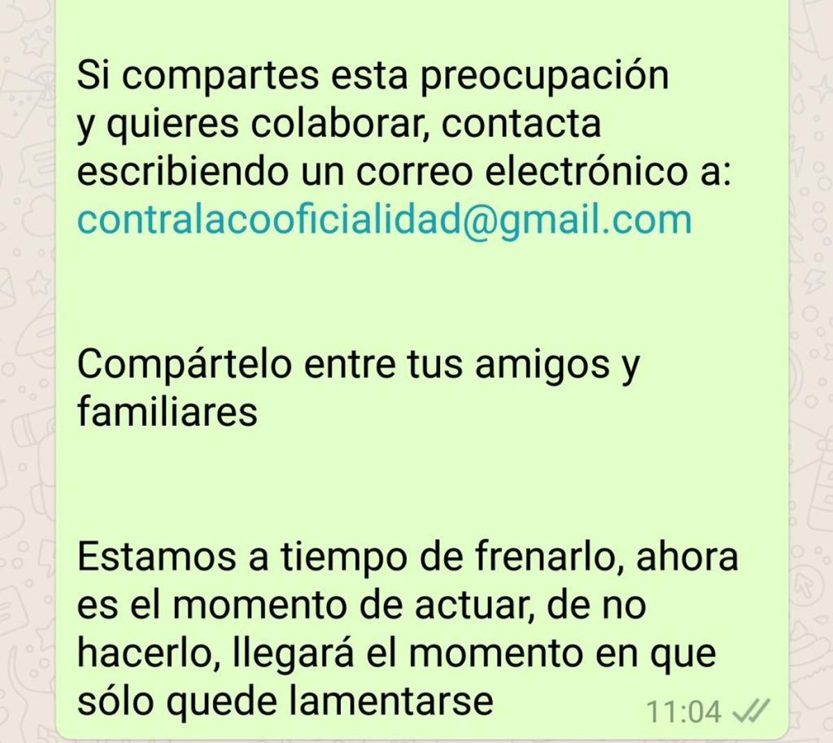 Impulsan una cadena de "Whatsapps" para frenar la cooficialidad del asturiano