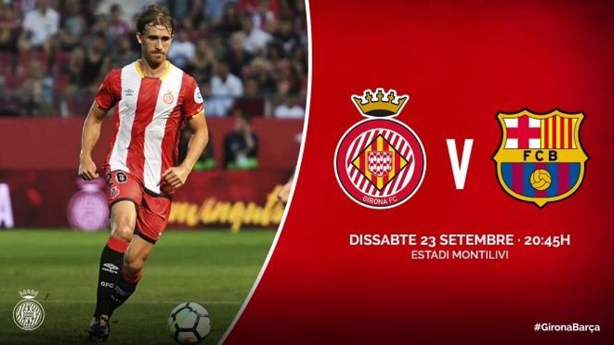 El Girona posarà a la venda dimarts les entrades per veure el Barça