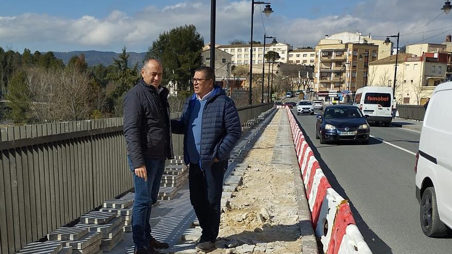 Ontinyent renueva 400 metros de canalizaciones de agua en el Pont Nou y el Camí Bonavista