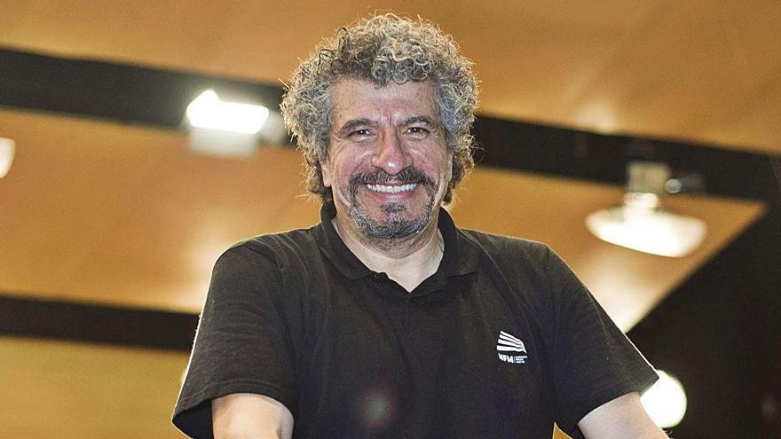 Giancarlo Guerrero, tras un ensayo con la Orquesta Sinfónica de Galicia.  | // CASTELEIRO/ROLLER AGENCIA