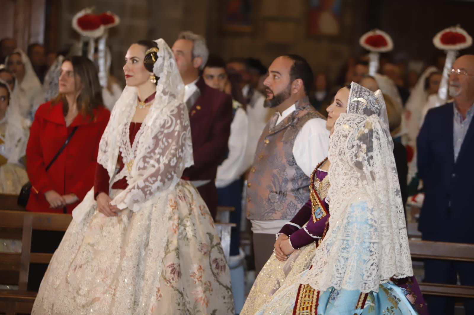 La ministra de Ciencia e Innovación, Diana Morant, participa en la Ofrenda de Gandia