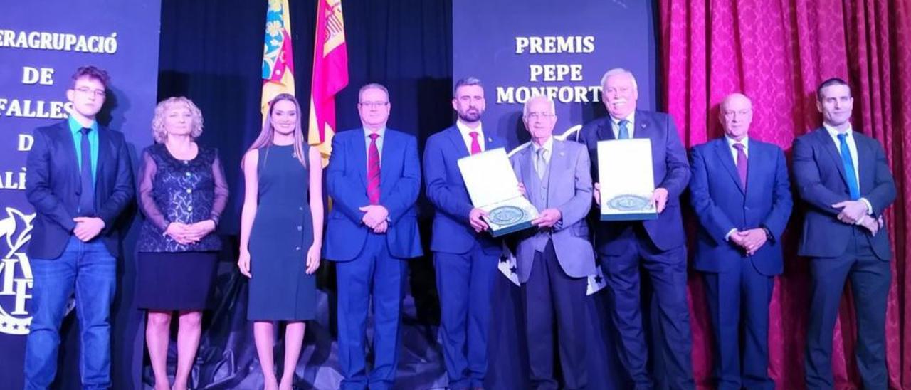 La Interagrupación celebró ayer su día grande entregando los premios Pepe Monforte.