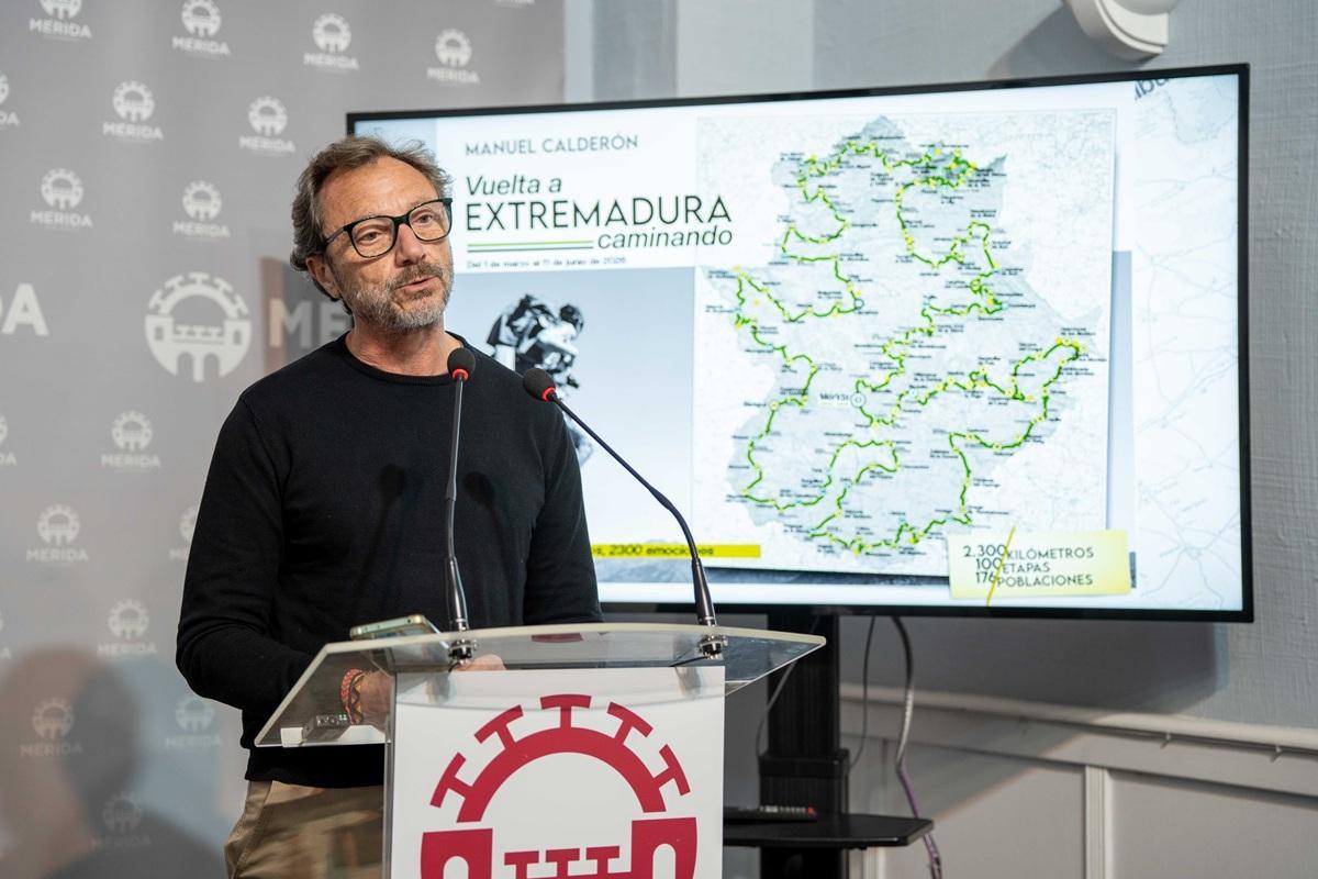 Presentación de la Vuleta a Extremadura Caminando, este miércoles en Mérida
