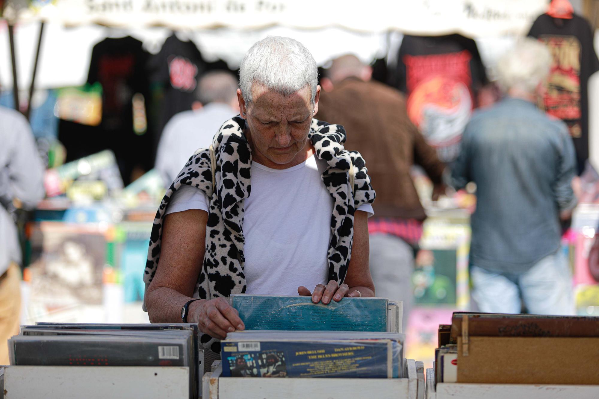 Galería de la feria del Disc celebrada en Sant Antoni, en Ibiza