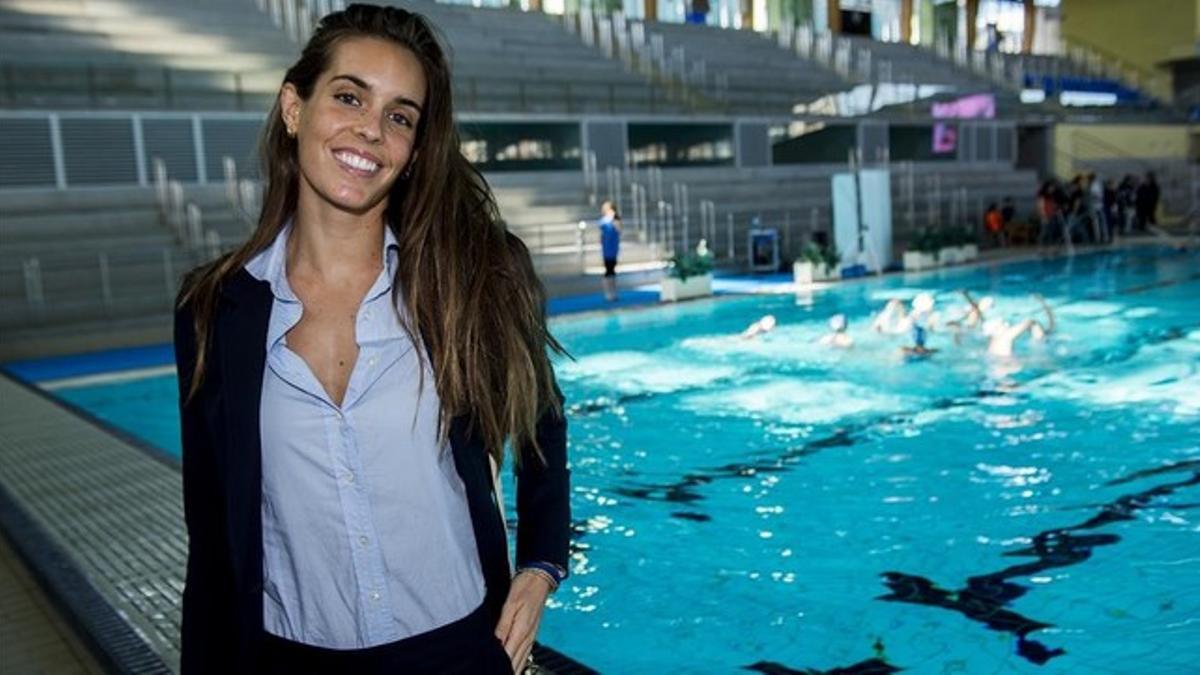 Ona Carbonell posa en su club, el Natació Sabadell.