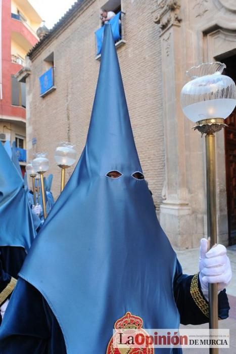 La procesión del Amparo a su salida de San Nicolás