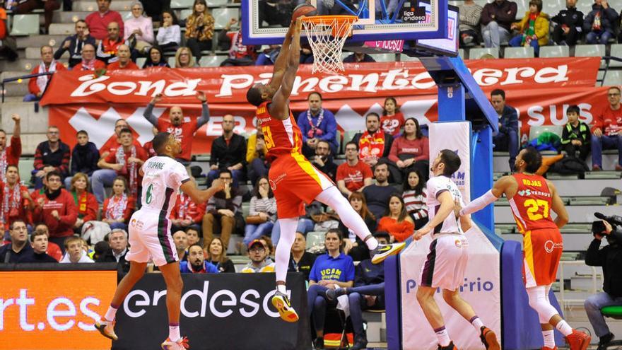 El Unicaja ofreció muy mala imagen en Murcia.