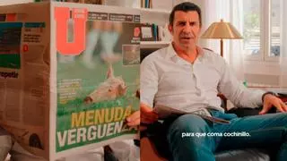 Luis Figo calienta el Clásico