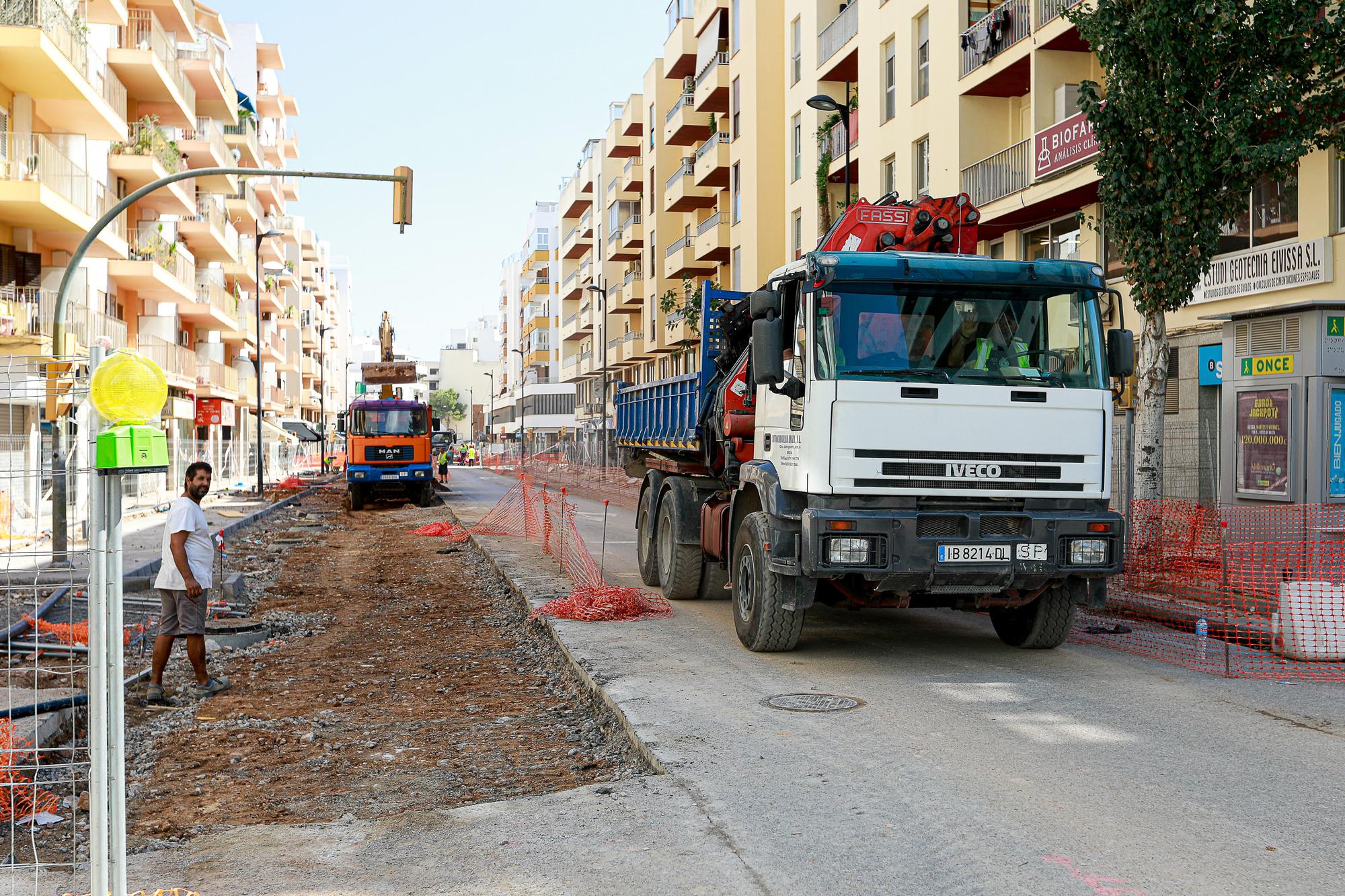 Avanzan los trabajos en la segunda fase de las obras de Isidor Macabich en Ibiza