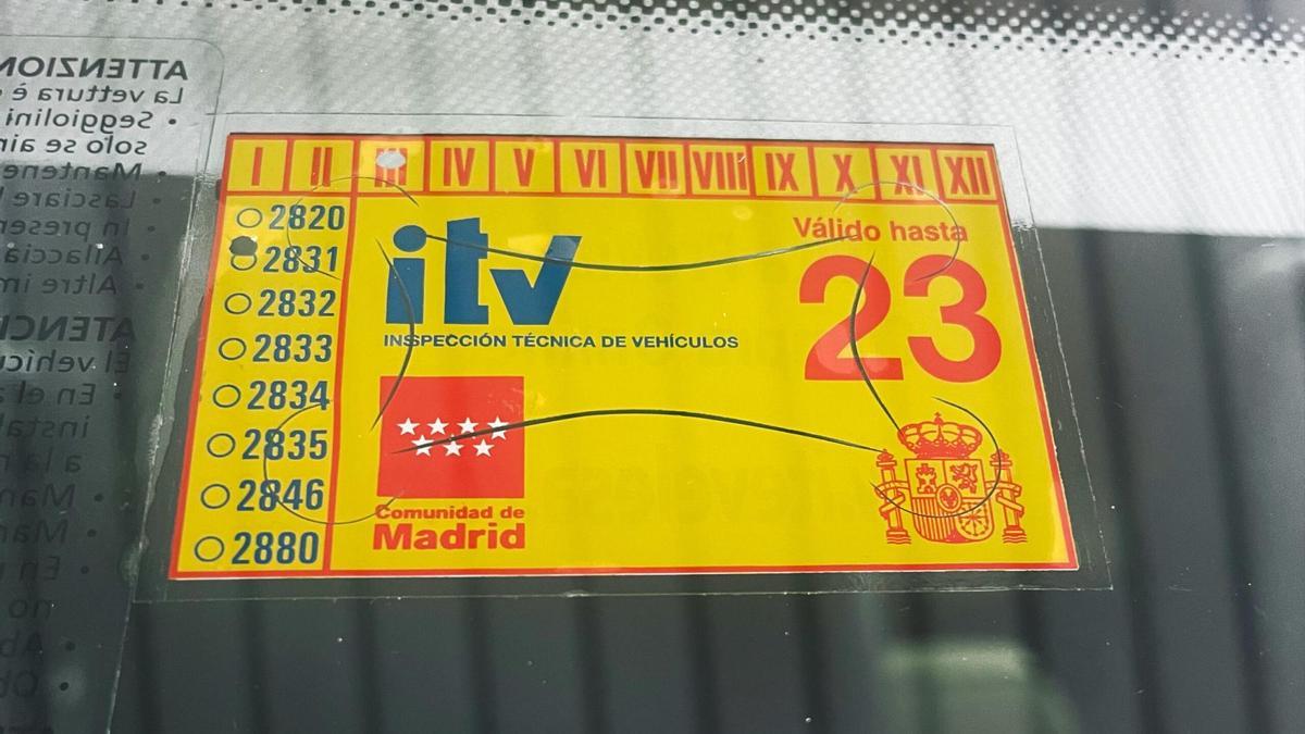 El fin de las pegatinas ITV está cada vez más cerca