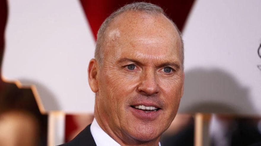 El actor Michael Keaton en los Oscars.