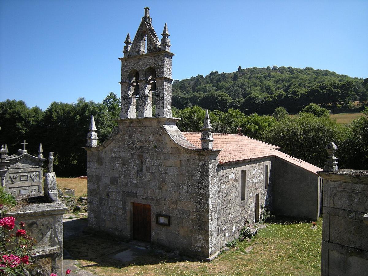 La iglesia vieja de Chantada en Lugo