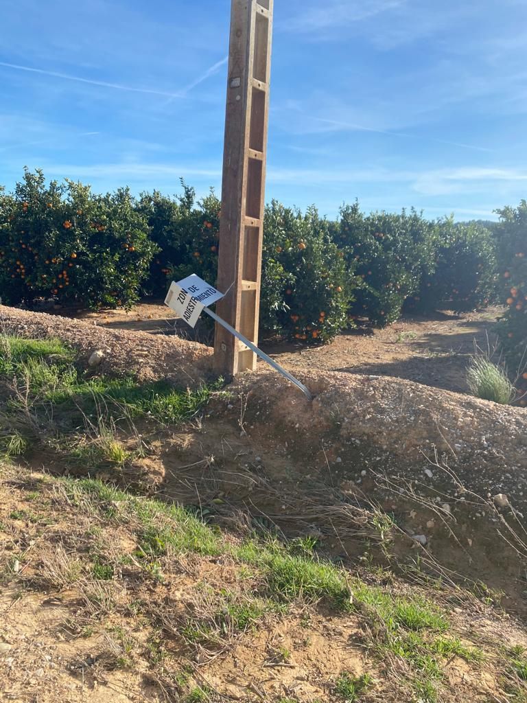 Los cazadores de Pedralba denuncian insultos, amenazas y actos de vandalismo en su coto.