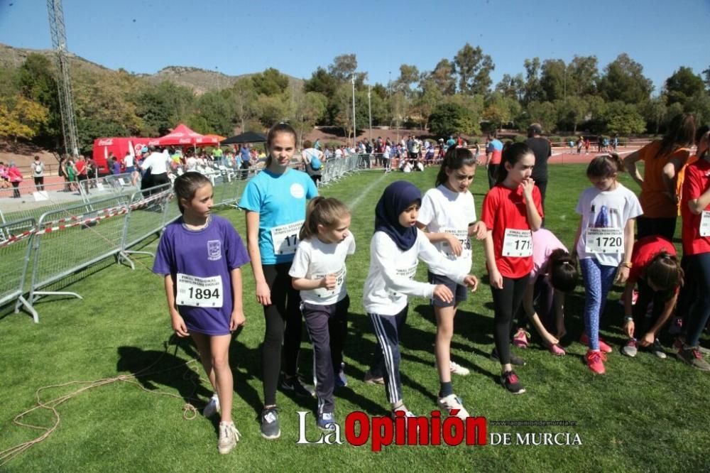 Final Cross Escolar de Lorca. Alevín femenino