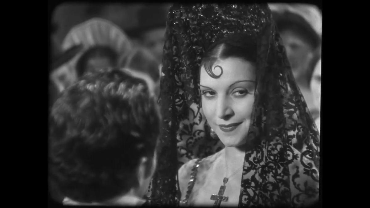 La soprano de Cambados Matilde Vázquez en un fotograma de «Doña Francisquita»