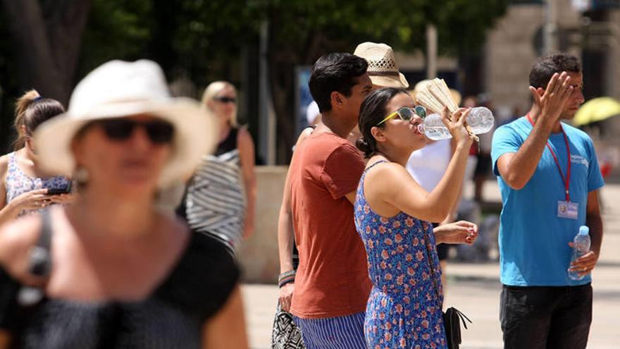 Málaga soporta la ola de calor.