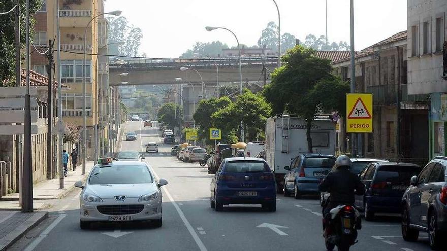 El tramo de la calle que se va a reformar. // Rafa Vázquez