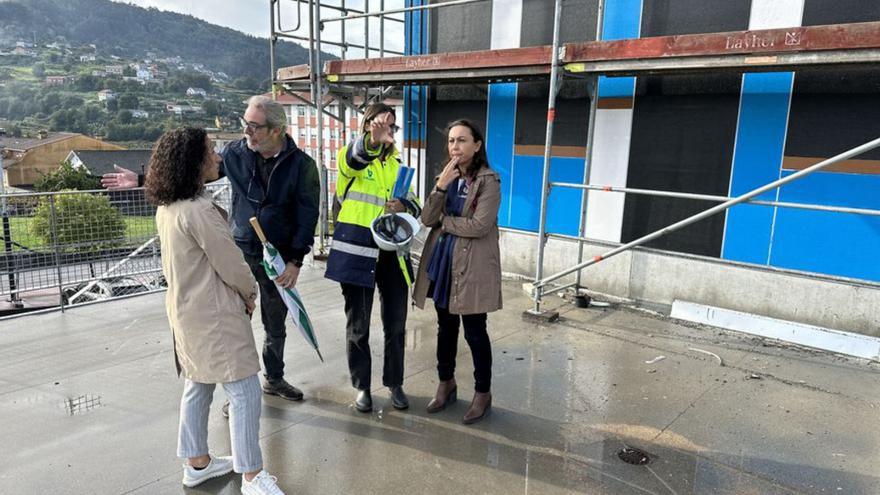 Las obras de la piscina de Marín avanzan a buen ritmo