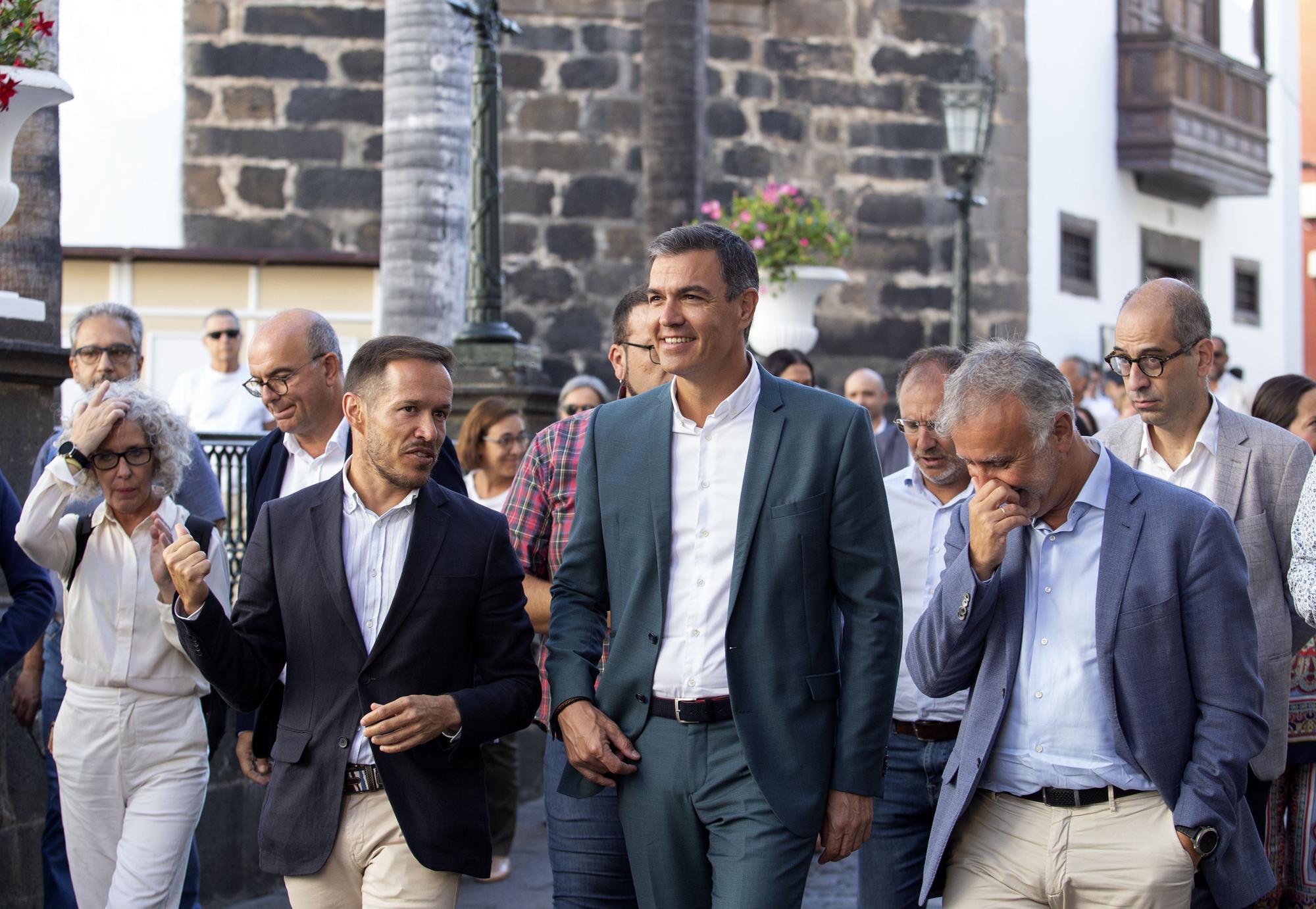 Pedro Sánchez visita La Palma