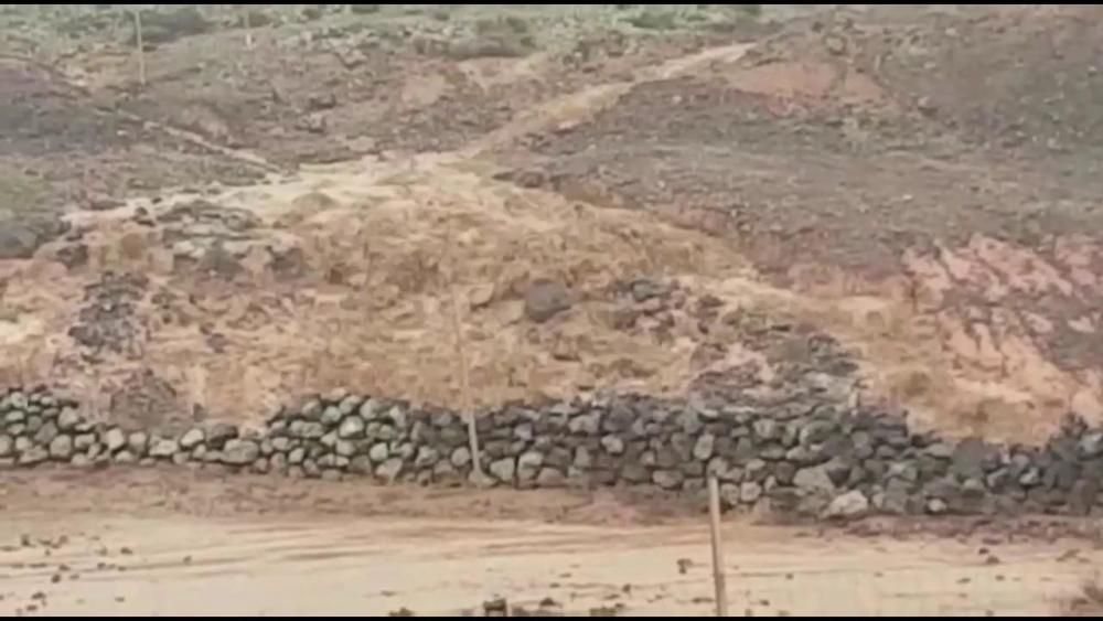 Lluvia en Las Cañadas de Recia