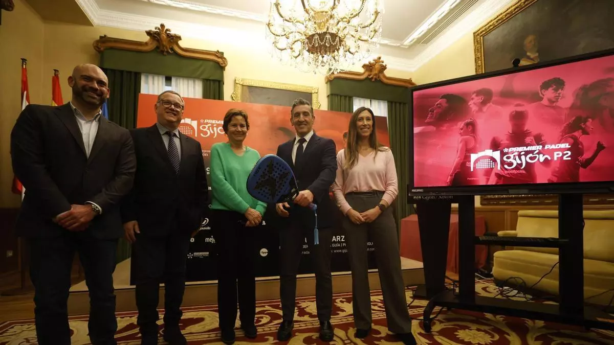 Gijón volverá a ser "el epicentro mundial del pádel" el próximo mes de marzo: así fue la presentación del Gijón Premier Padel