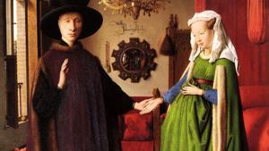 Retrato de Giovanni Arnolfini y su esposa.