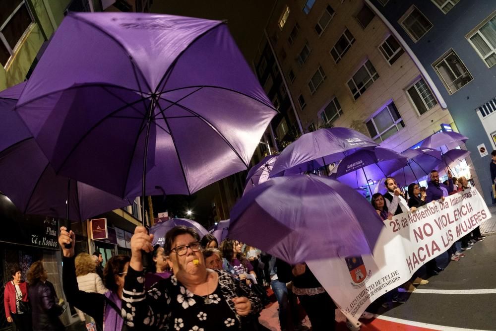 Manifestación contra la violencia machista